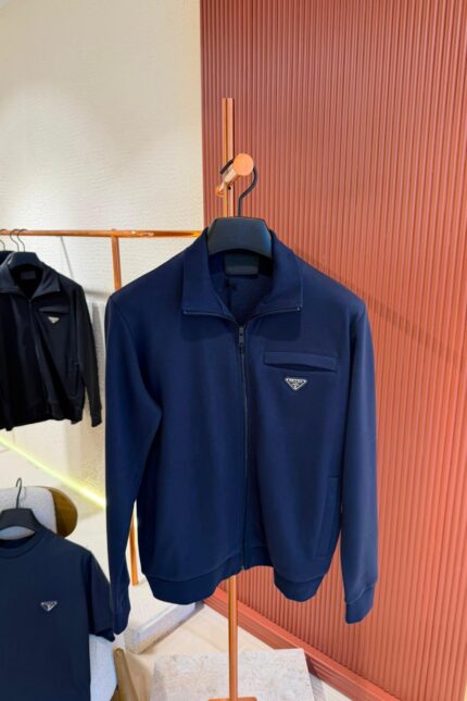 PRADA VEST DONKERBLAUW