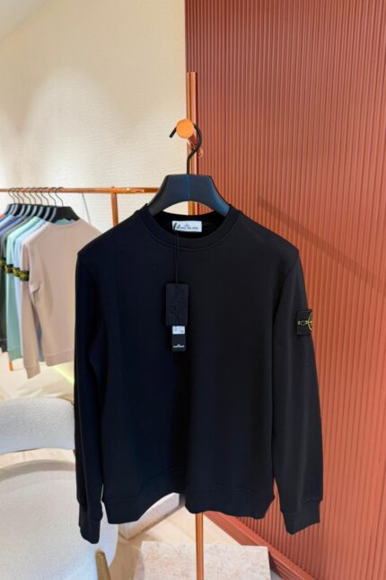 STONE ISLAND TRUI ZWART