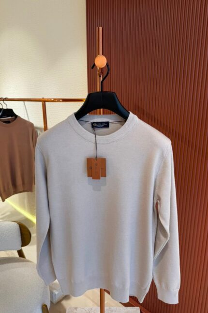 LORO PIANA BABY CASHMERE SWEATER SAND