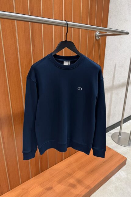 ALO SWEATER SIMPEL DONKERBLAUW