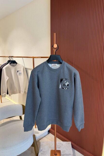 HERMES SWEATER 2026 DONKERGRIJS
